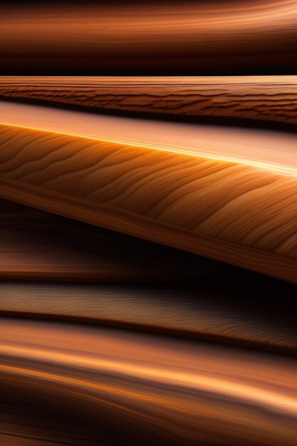 Fondo di texture del legno generato Ai