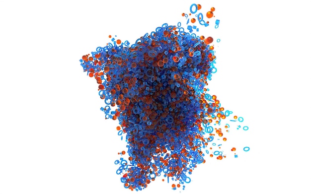 Fondo di vetro delle particelle di bellezza per la visualizzazione del prodotto cosmetico