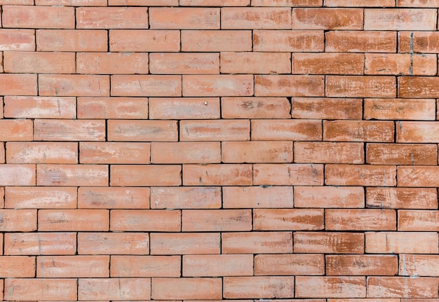 fondo e struttura arancio del muro di mattoni