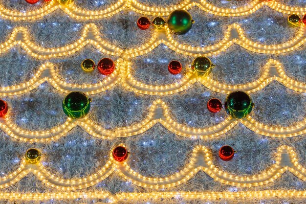 Fondo e struttura dell'ornamento di Natale