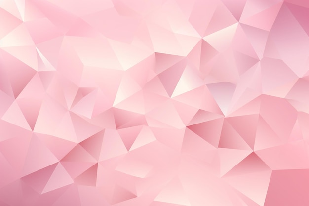 Fondo geometrico astratto rosa chiaro basso poli