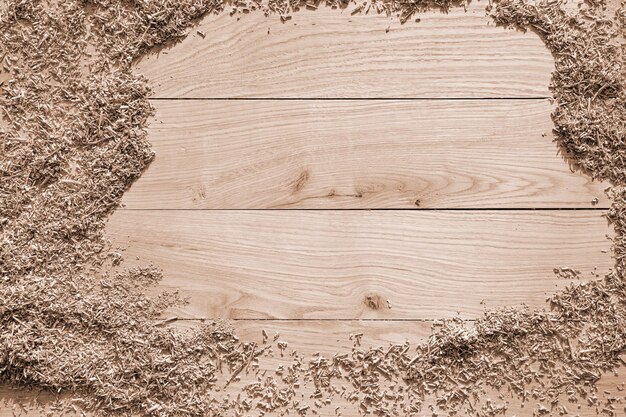 Fondo in legno di assi di quercia con texture espressiva e motivo naturale