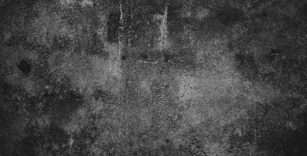 Fondo nero scuro del grunge e struttura del muro di cemento nero