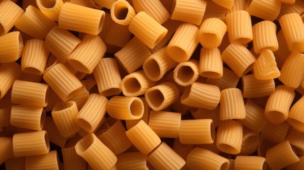 Fondo orizzontale della pasta deliziosa dei rigatoni