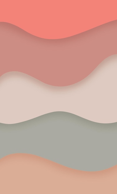 Fondo pastello astratto con le onde