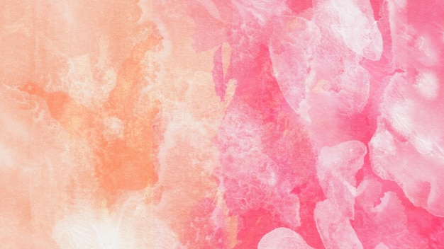 Fondo rosa astratto dell'acquerello disegno acqua di lavaggio struttura dipinta da vicino