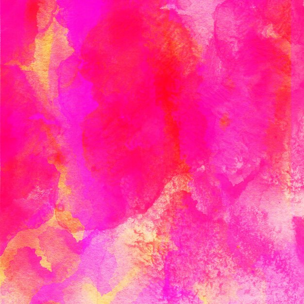 Fondo rosa astratto dell'acquerello disegno acqua di lavaggio struttura dipinta da vicino