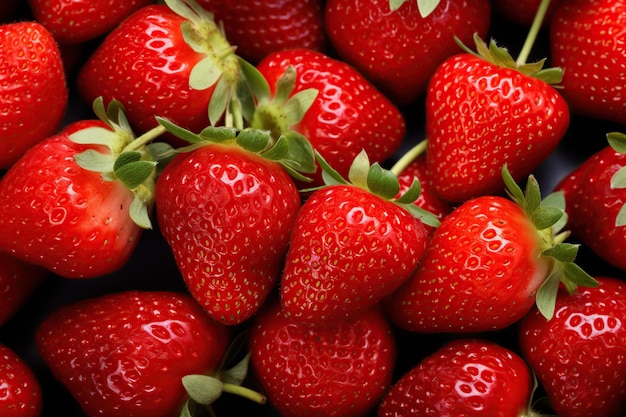 Fondo rosso della fragola matura