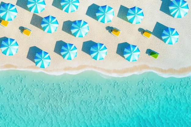 Fondo tropicale della spiaggia del mare di estate di vista superiore