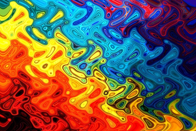 Fondo variopinto astratto con i colori di turbinio di torsione