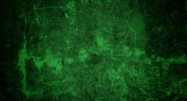 Fondo verde dell'estratto del muro di cemento orrore spettrale del grunge