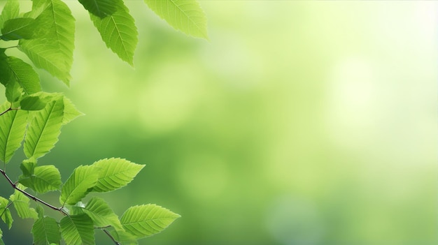 Fondo verde dell'estratto di concetto di ecologia dell'ambiente del giardino delle foglie verdi