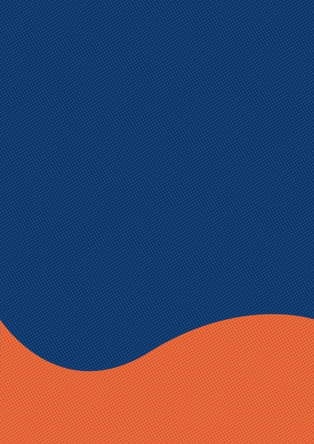 Fondo verticale del modello blu arancio