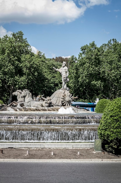 Fontana del Nettuno, Immagine della città di Madrid, la sua caratteristica architettura