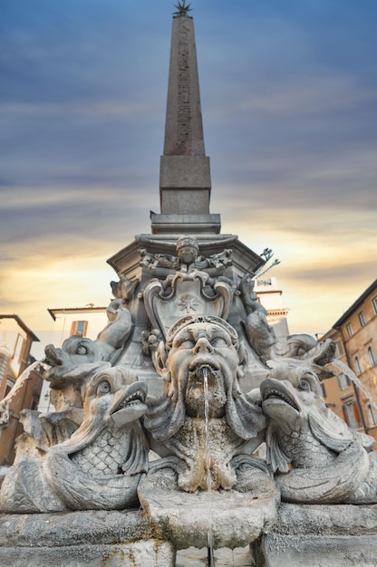 Fontana del Pantheon a Roma