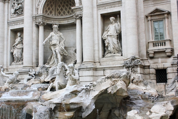 Fontana di Trevi a Roma, Italia