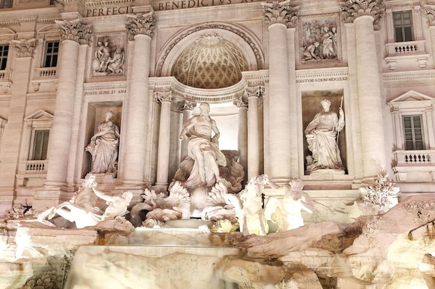 Fontana di Trevi a Roma, Italia