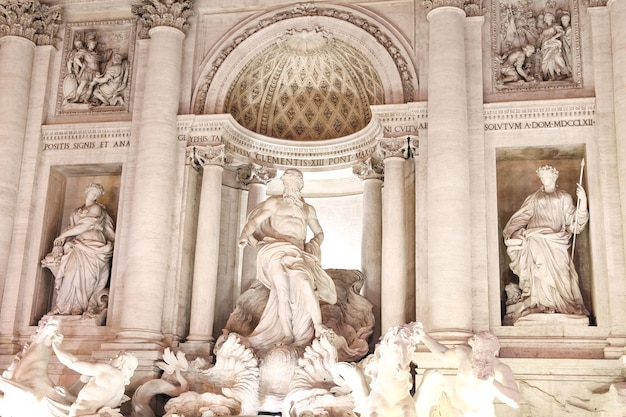 Fontana di Trevi a Roma, Italia