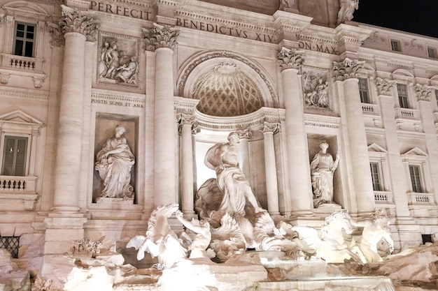 Fontana di Trevi a Roma, Italia