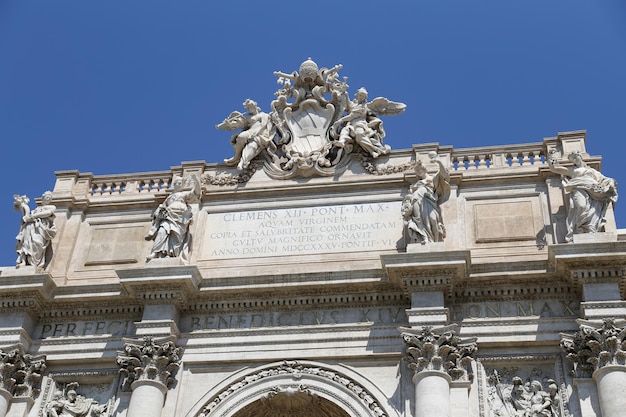 Fontana di Trevi a Roma, Italia