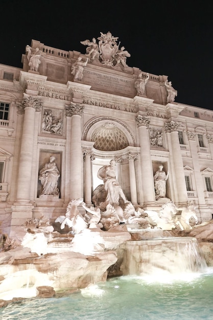 Fontana di Trevi a Roma, Italia