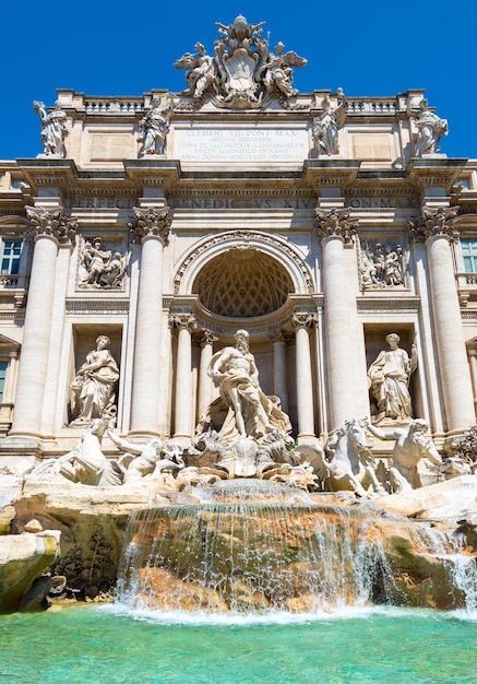 Fontana di Trevi a Roma