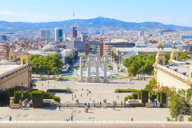 Fontana magica in piazza espana