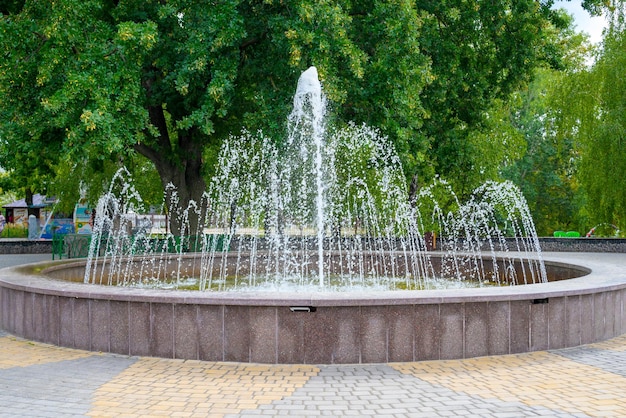 Fontana nel parco cittadino