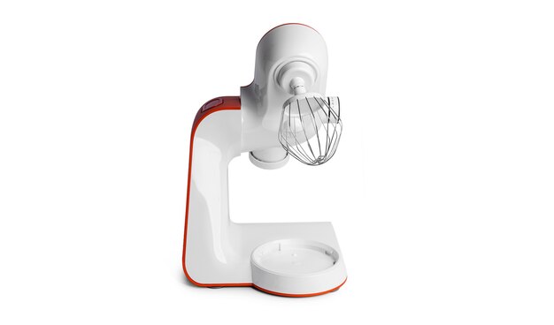 Food processor isolated on a white surface