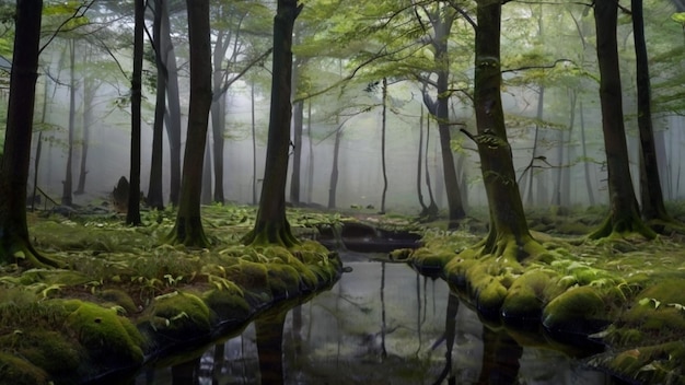 Foreste incantate Paesaggi mistici dei boschi