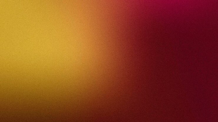 Forma astratta gialla e rosa sfondo granulato scuro banner ampio rumore consistenza intestazione poster