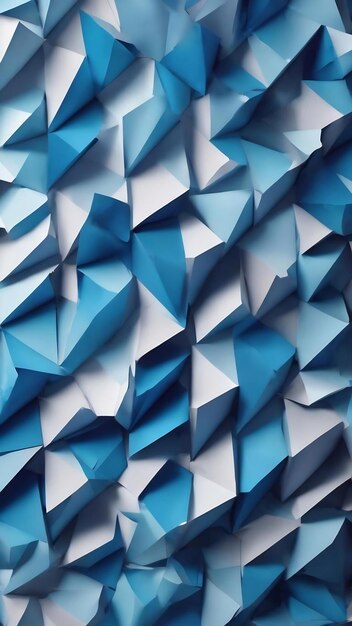 Forma geometrica astratta sfondo di carta di colore blu