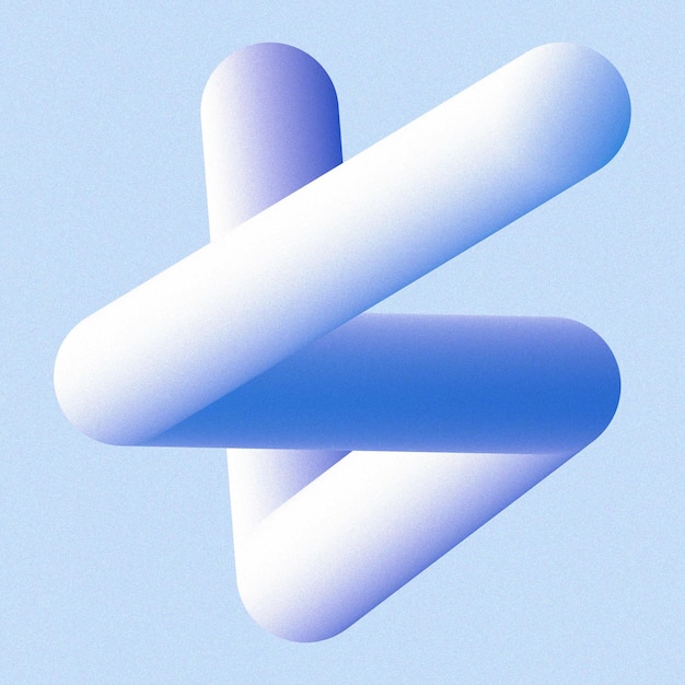 Forma sfumata blu
