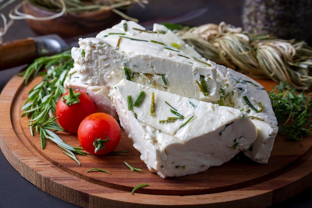 Formaggio alle erbe di Van Turkey Nome turco Van Otlu Peynir