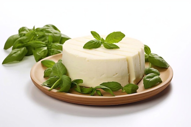 formaggio mozzarella e basilico