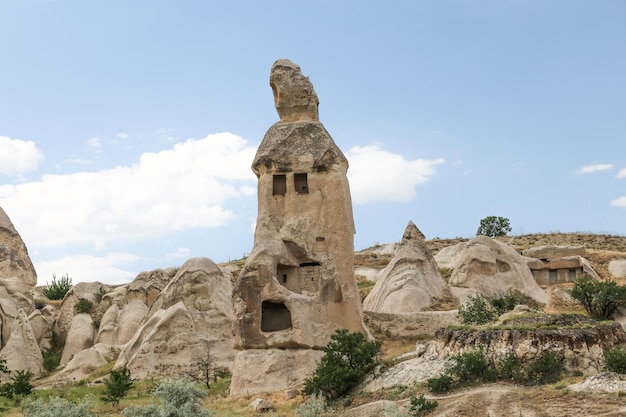 Formazione rocciosa nella valle dei piccioni Cappadocia