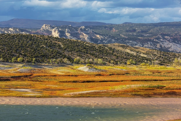 Formazioni di arenaria nello Utah, USA. Bei paesaggi insoliti.