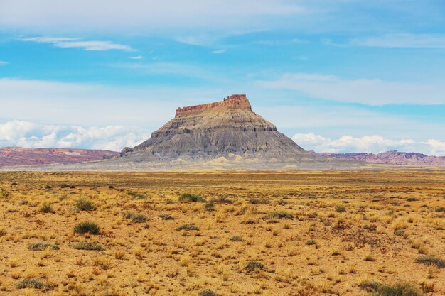 Formazioni di arenaria nello Utah, USA. Bei paesaggi insoliti.