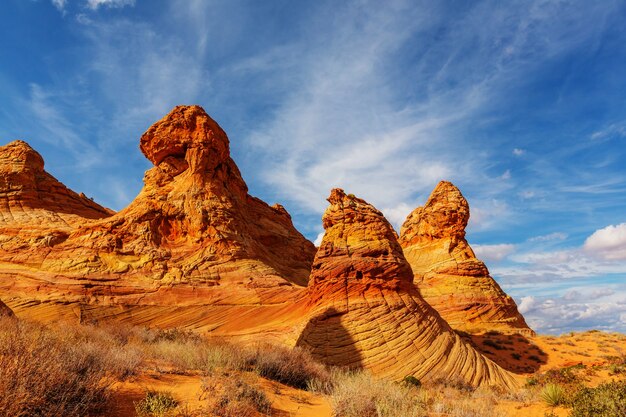 Formazioni di arenaria nello Utah, USA