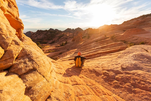 Formazioni di arenaria nello Utah, USA