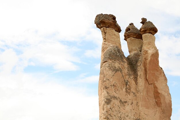 Formazioni geologiche in Cappadocia Nevsehir Turchia