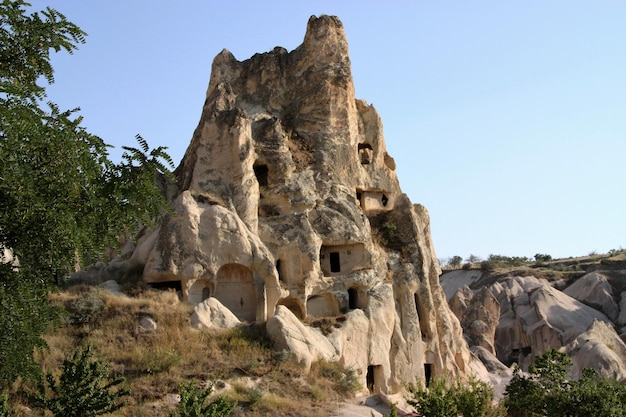 Formazioni rocciose al castello di Uchisar