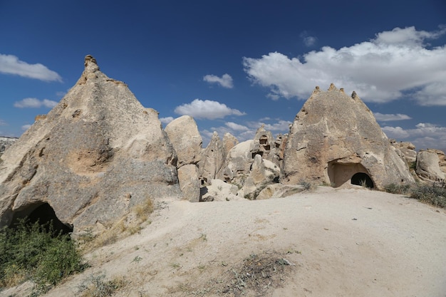 Formazioni rocciose in Swords Valley Cappadocia Nevsehir Turchia
