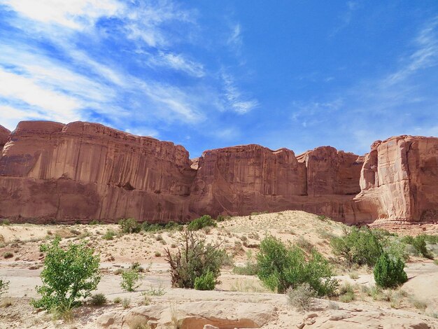 Formazioni rocciose nel deserto