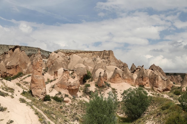 Formazioni rocciose nella valle di Devrent in Cappadocia