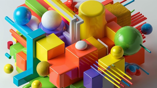 Forme 3D astratte