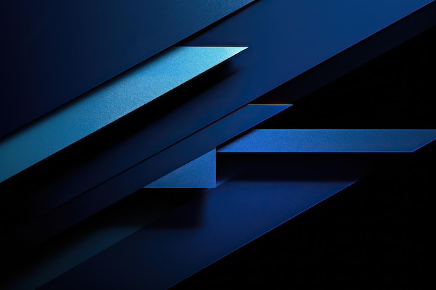 Forme geometriche blu scuro sfondo moderno per il design Moderno banner web futuristico