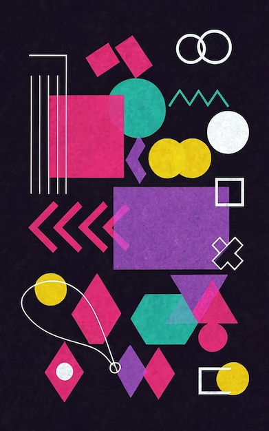 Forme geometriche colorate