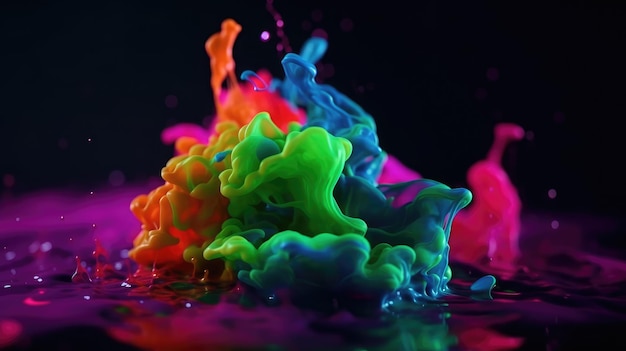 Forme liquide colorate