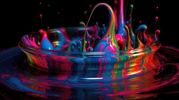 Forme liquide colorate